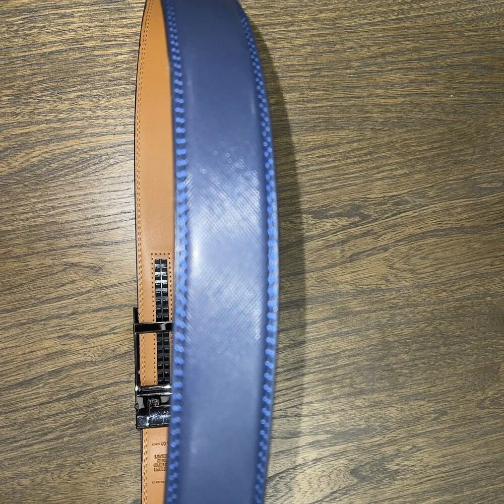 NWOT Sulliant Belts for Men Leather Belt Ratchet Automatic Belt Adjust 28-34